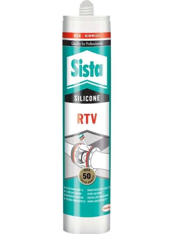 HENKEL SİSTA RTV SİLİKON KIRMIZI 310 ML