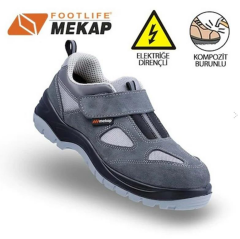 Mekap Policap 157 Gri Yalıtkan Ayakkabı No:40