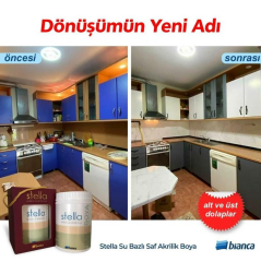 Bianca Stella Su Bazlı Akrilik Boya Antrasit 1 lt