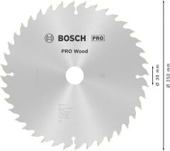 BOSCH PRO Wood Daire Testere Bıçağı 250x 3,2x30 mm