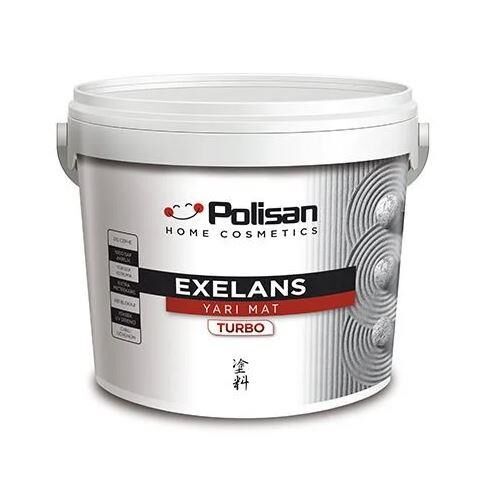 Polisan Exelans Turbo Yarı Mat Beyaz 7,5 lt