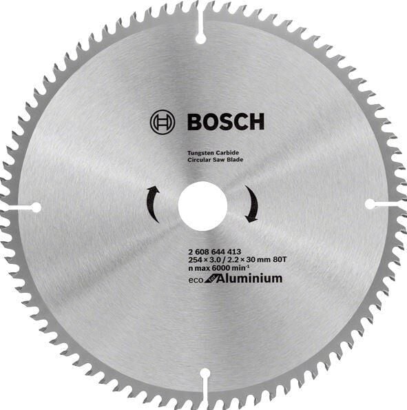 Bosch 254*30 mm 80 Diş Ekonomik Alüminyum Daire Testere