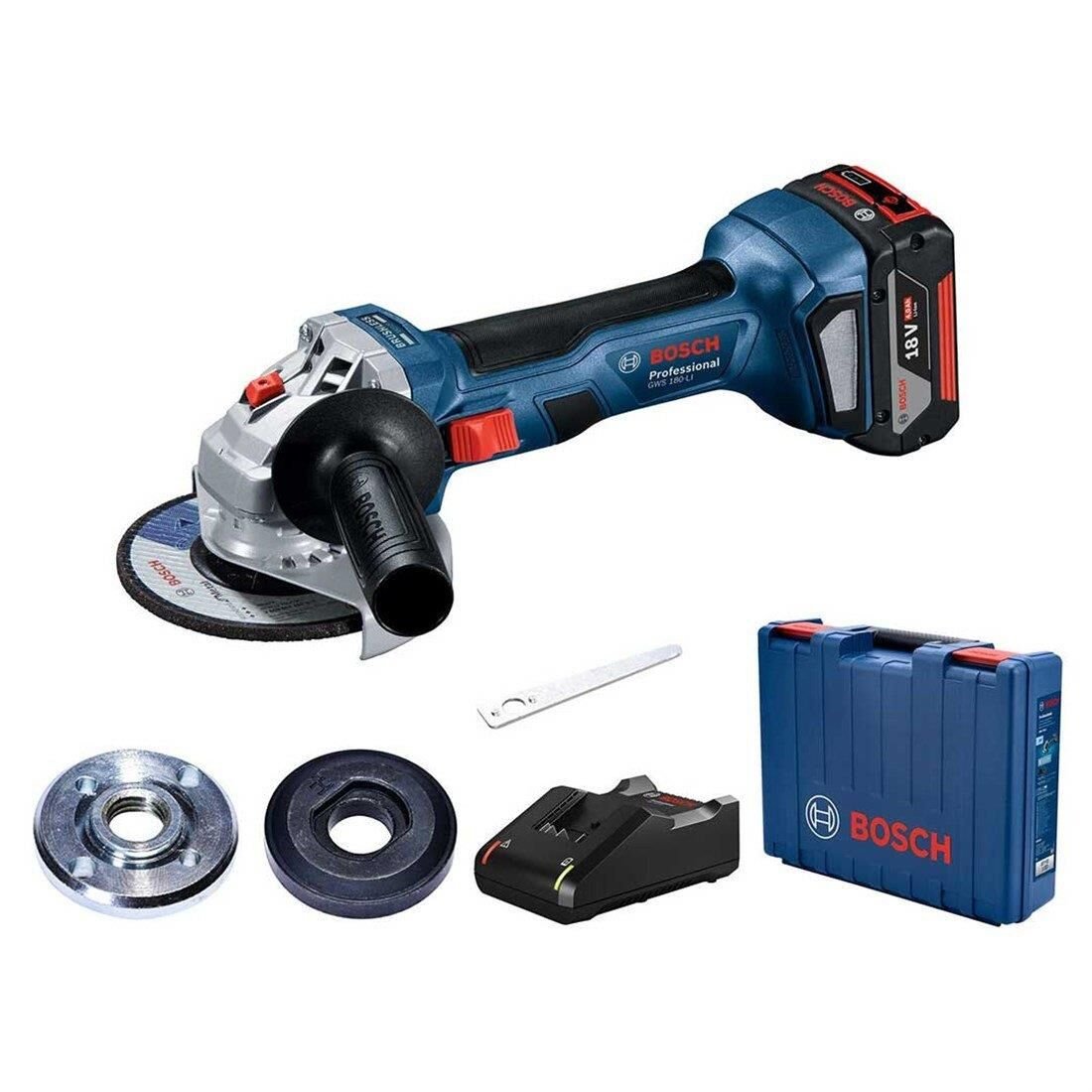 Bosch GWS 180-LI Avuç Taşlama (1x4.0Ah;125mm)