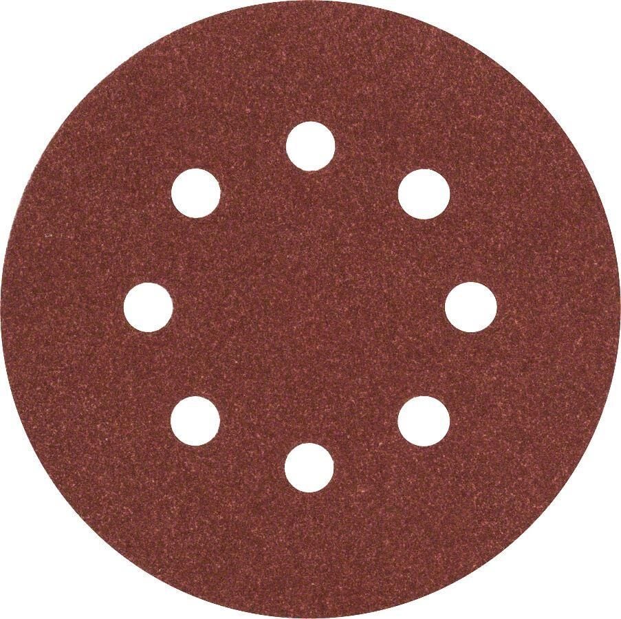 Bosch DIY Universal 125mm 8 Delik 120 Kum (5 adet)