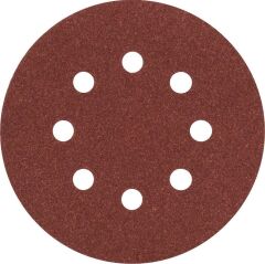 Bosch DIY Universal 125mm 8 Delik 120 Kum (5 adet)