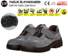 414 S1P Ayakkabı Çelik Burun Çelik Ara Taban No:37