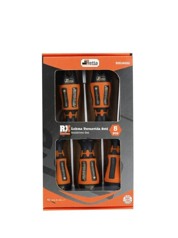 Retta RXL5000 RX Serisi Lokma Tornavida Seti 5 pcs