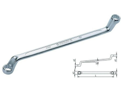 İzeltaş 0430 03 3436 Yıldız İki Ağız Anahtar 34x36 mm