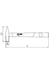 Ceta L01 Ağaç Saplı Çekiç 300 gr