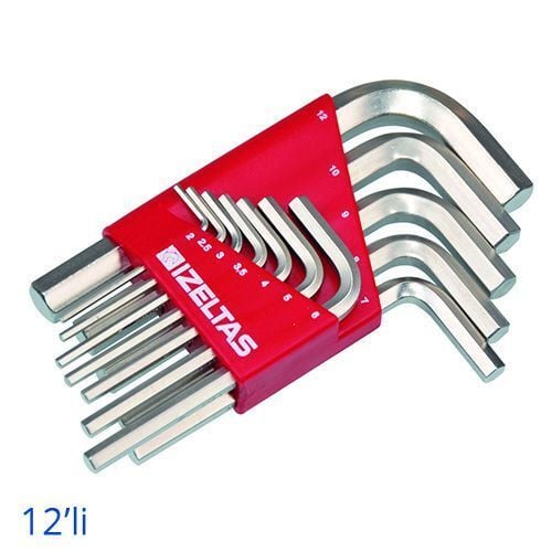 İZELTAŞ 4900 00 3112 ALLEN ANAHTAR TAKIMI 12Lİ