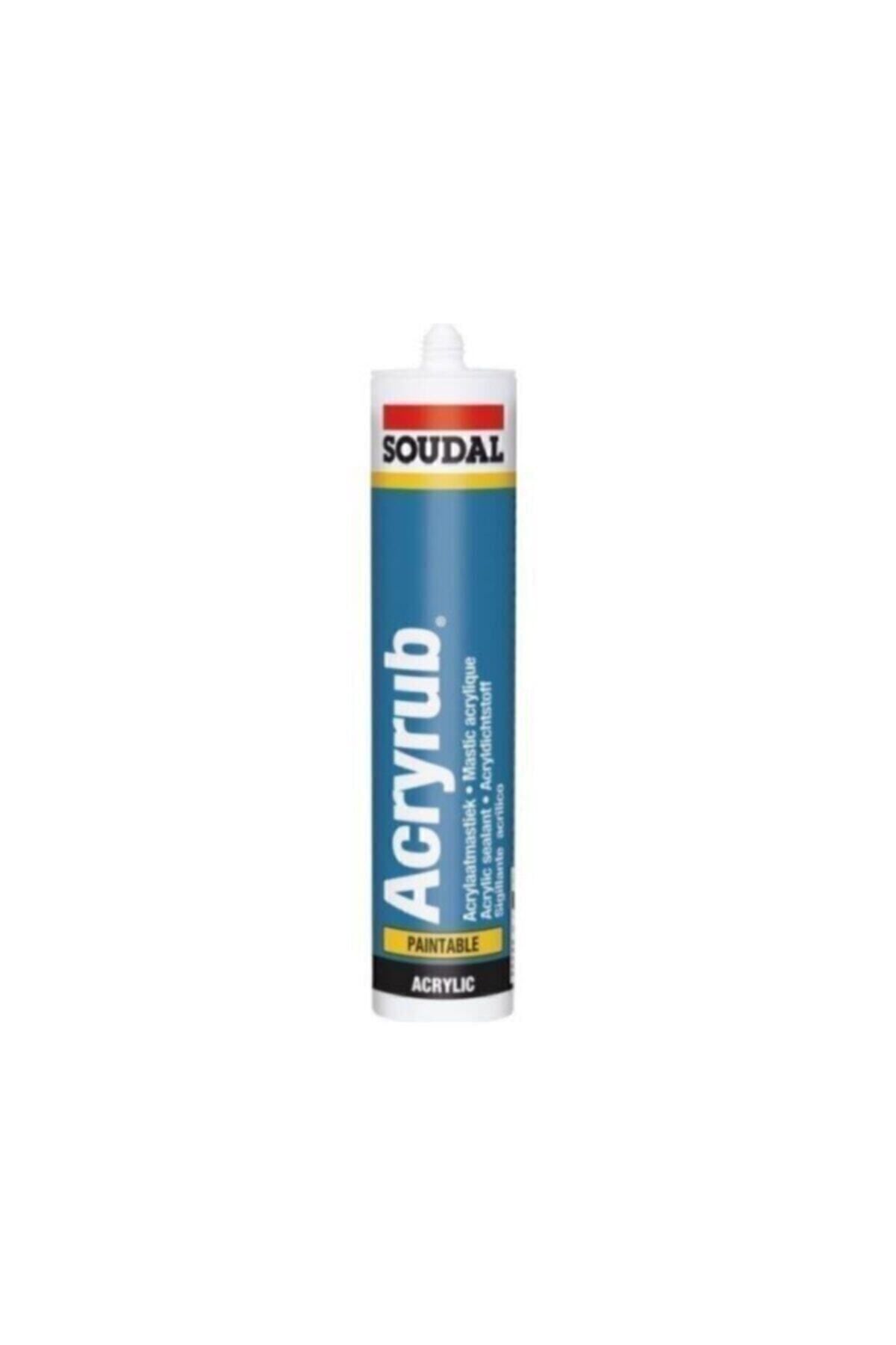 Soudal Silikonize Akrilik Mastik Beyaz 500 gr