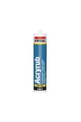 Soudal Silikonize Akrilik Mastik Beyaz 500 gr