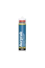 Soudal Silikonize Akrilik Mastik Beyaz 500 gr