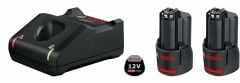 BOSCH GAL 12V-40 +2 X GBA 2,0 AH İN KARTON UNI