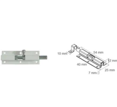 Besel Klas Sürgü Beyaz 4 cm