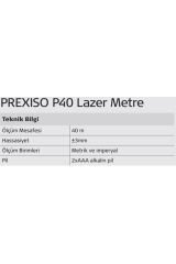 Prexiso P40 Lazer Metre 40 metre