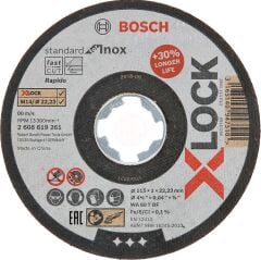 Bosch X-Lock Standart for Inox Kesici Disk 115x1 mm