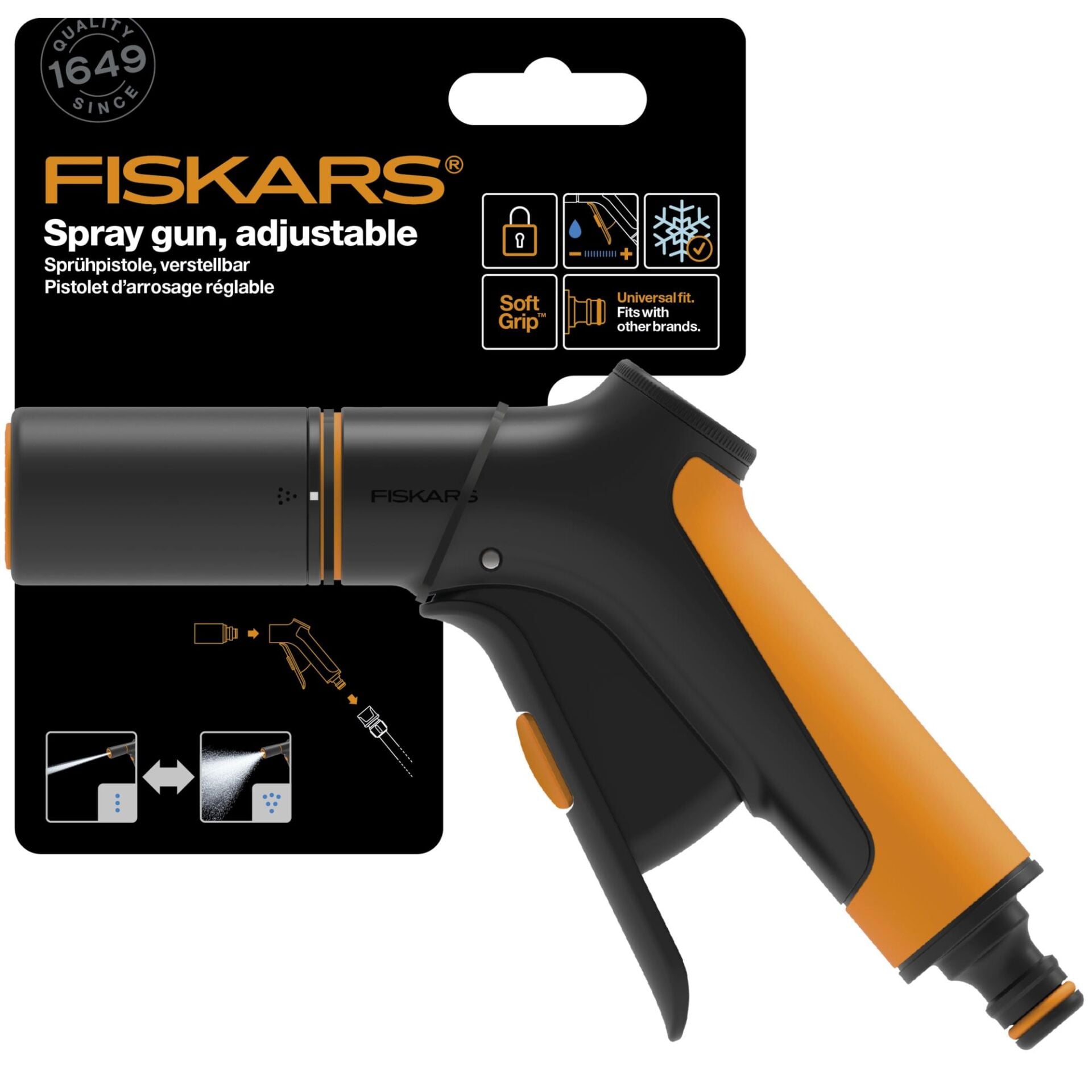 Fiskars 1065484 Ayarlanabilir Sulama Tabancası