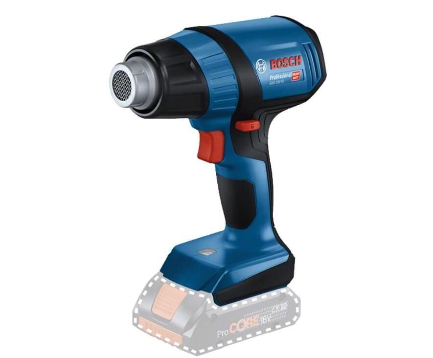 BOSCH GHG 18V-50 Akülü Sıcak Hava Tabancası (SOLO) (AKÜ VE ŞARJ CİHAZI DAHİL DEĞİLDİR)