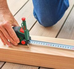 BOSCH Şerit Metre 5m metrik + İşaretleme Kalem