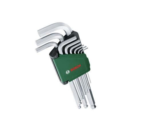 BOSCH Alyan Anahtar Takımı Hex 9 Parça