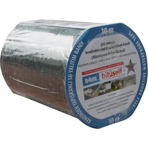 BTM BİTÜSELF ALÜMİNYUM SU YALITIM BANTI 20X10 MT