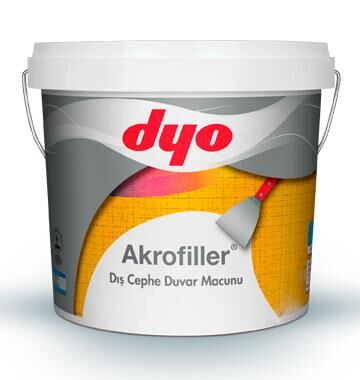 Dyo Akrofiller 8306 Dış Cephe Macunu Sarı 4,5 Kg
