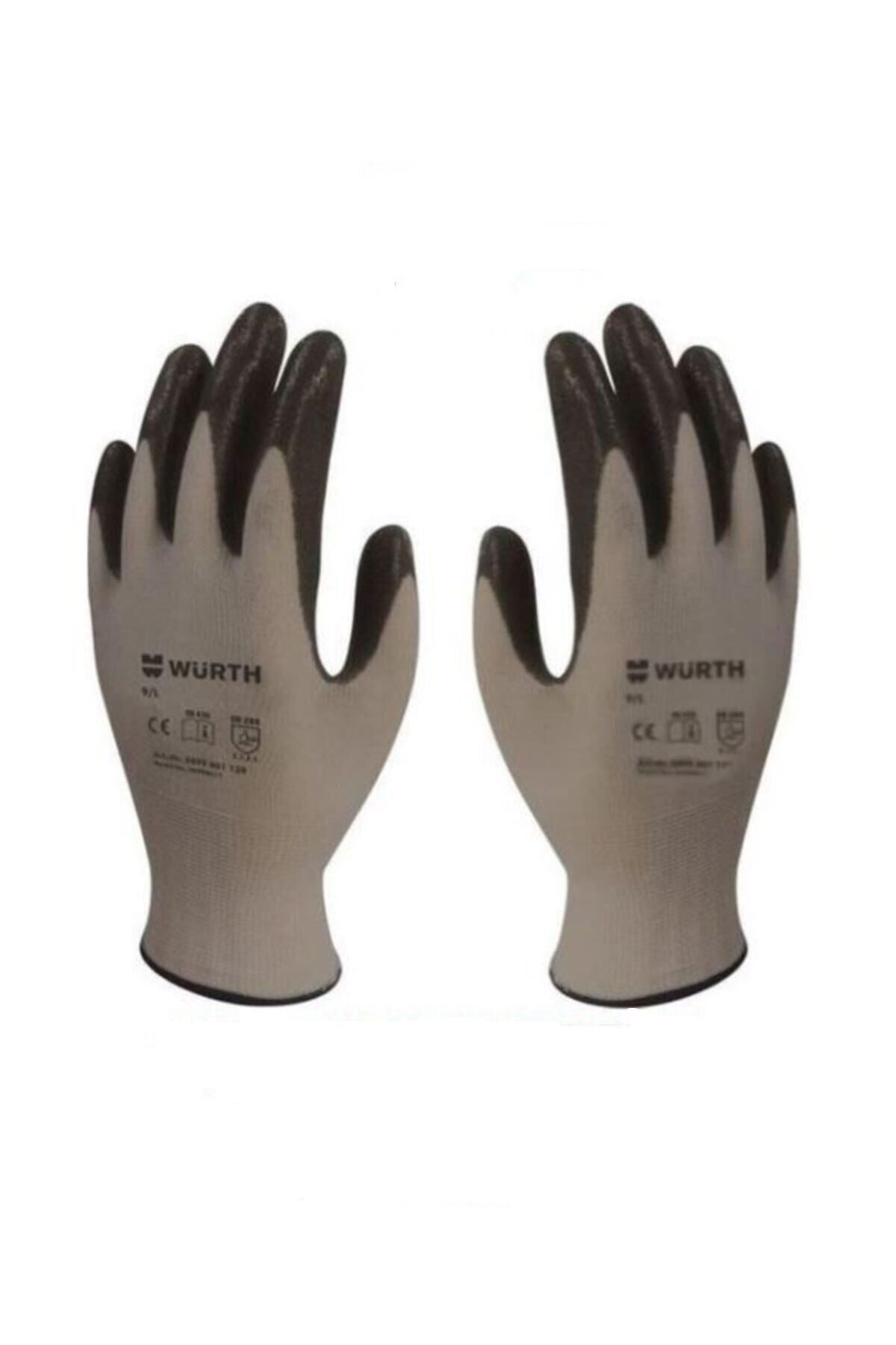 Würth Mekanikçi Eldiveni Nitril Siyah 9/L