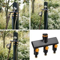 Fiskars 1070578 3 Çıkışlı Musluk Bağlantısı