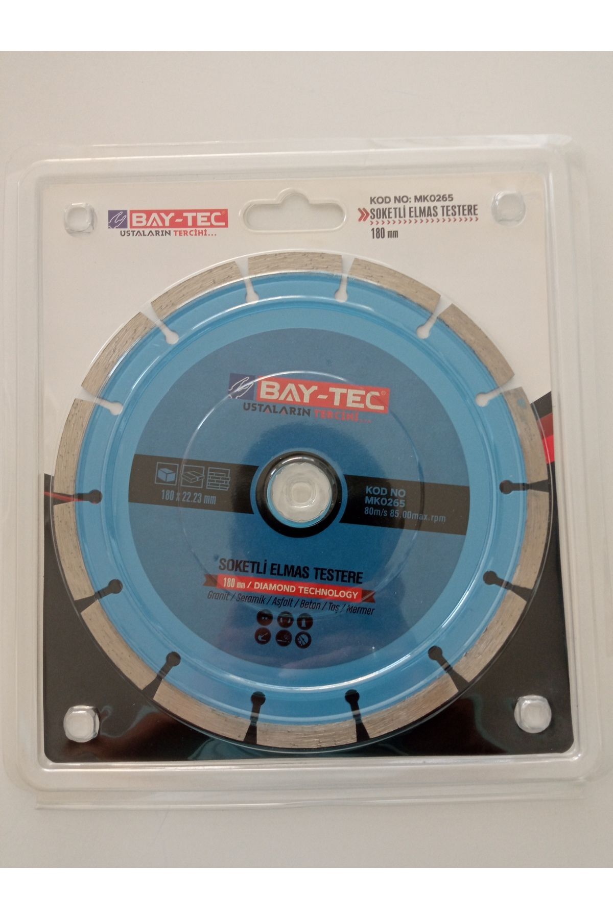 BAYTEC MK0265 Elmas Testere 180 MM