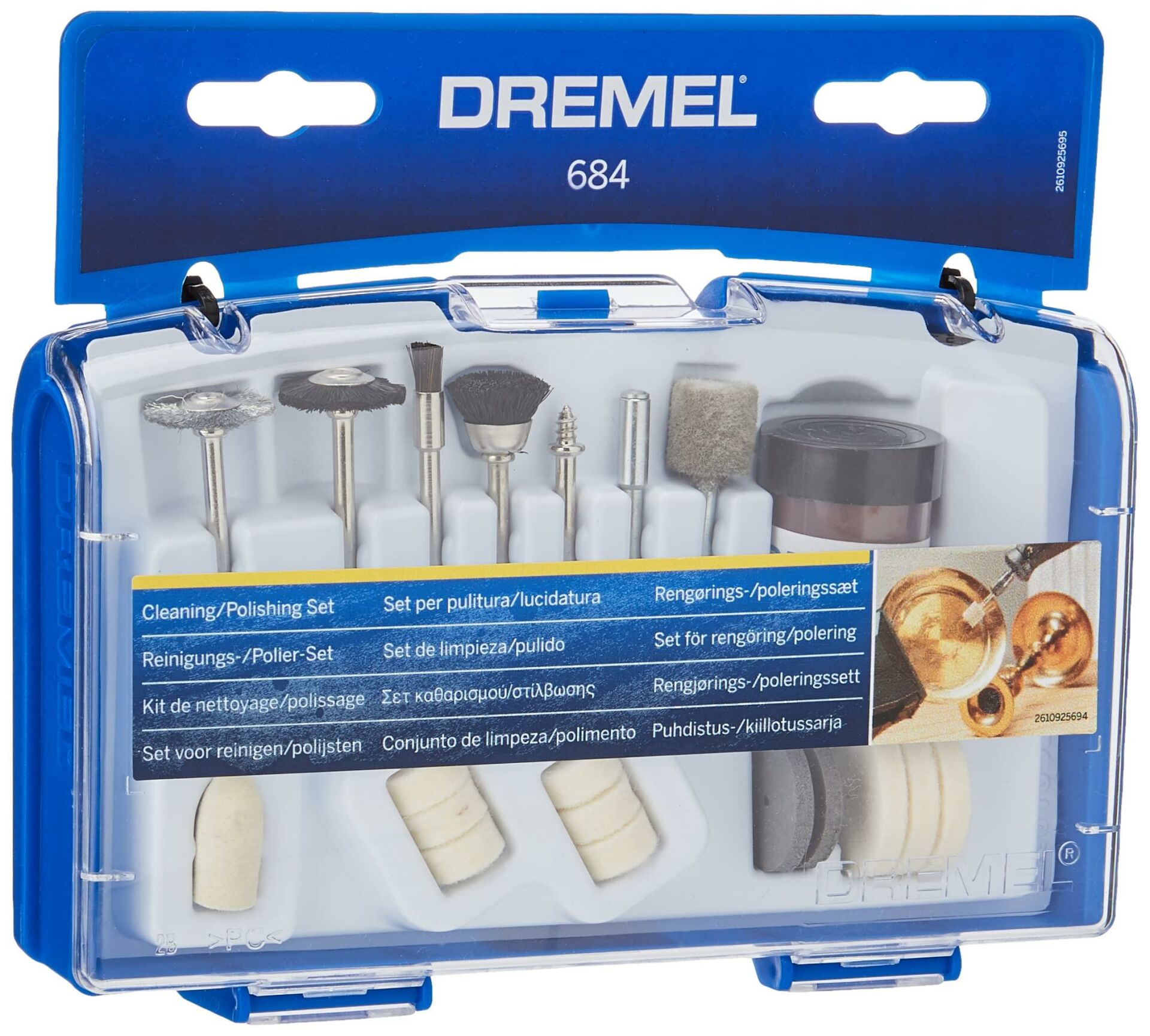 Bosch Dremel Temiz/Parlarma Aksesuar Seti (684) 20'li