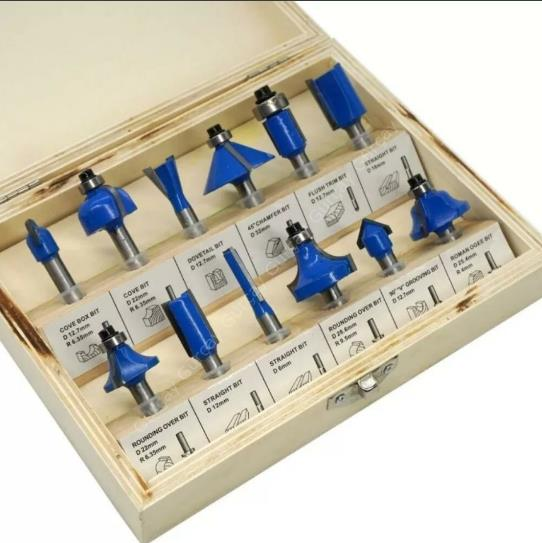 TOPSHOP TH03038 FREZE BIÇAĞI SETİ 12 PCS 6 MM