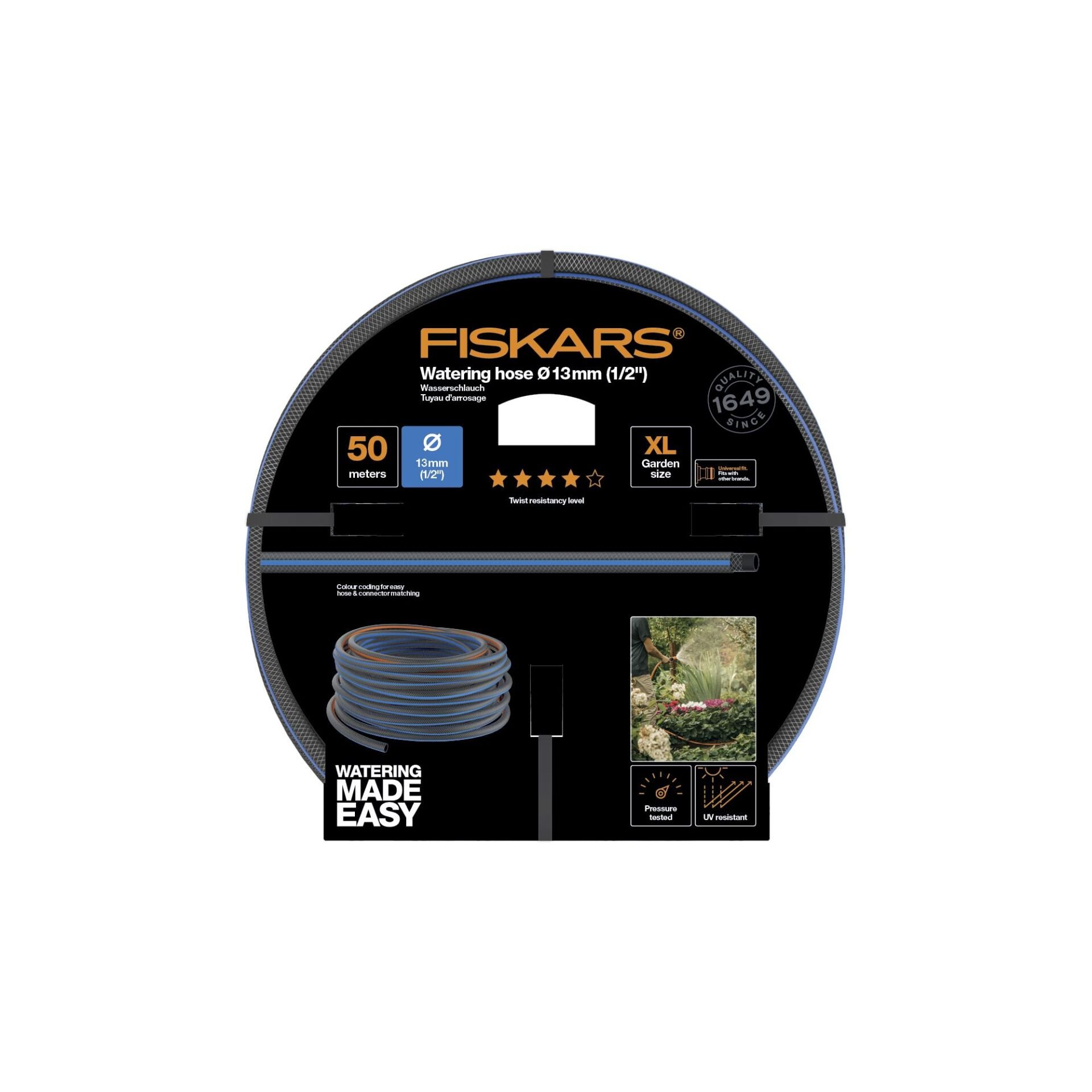 Fiskars 1027106 Sulama Hortumu 13mm 1/2'' 50 Metre