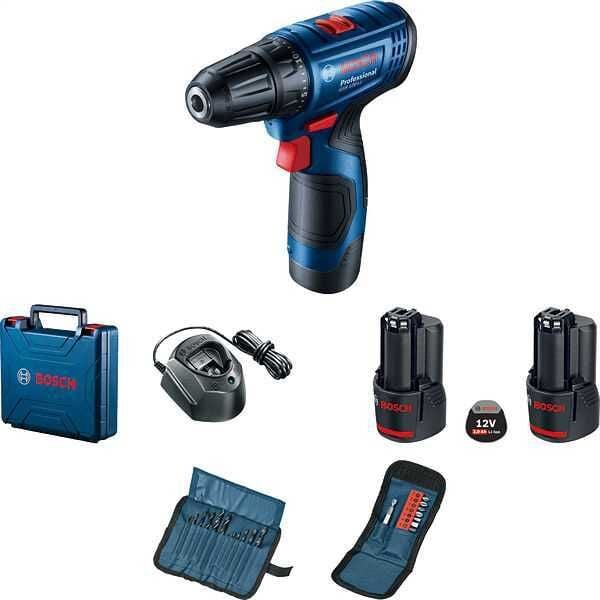 Bosch GSR 120-Lı + 23 Parça Vidalama Seti